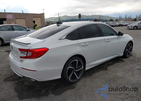 2021 Honda Accord Sport 2.0T из США, поврежденный, VIN 1HGCV2F30MA010024